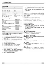 Preview for 4 page of Trotec TAC 750 E Operating Manual