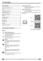 Предварительный просмотр 2 страницы Trotec TAC XT 18 Original Instructions Manual