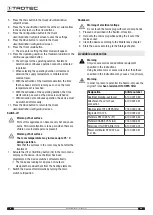 Предварительный просмотр 18 страницы Trotec TAC XT 18 Original Instructions Manual