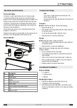 Предварительный просмотр 5 страницы Trotec TCH 1500 E Operating Manual