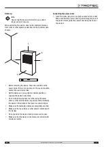 Предварительный просмотр 9 страницы Trotec TCH 2000 E Operating Manual