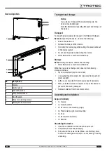 Предварительный просмотр 5 страницы Trotec TCH 2010 E Operating Manual