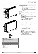 Предварительный просмотр 5 страницы Trotec TCH 2310 E Operating Manual