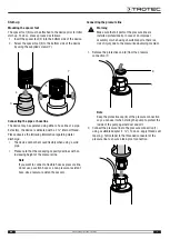 Preview for 7 page of Trotec TDP 370 E Original Instructions Manual