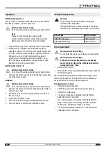 Preview for 9 page of Trotec TDP 370 E Original Instructions Manual