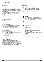 Preview for 4 page of Trotec TDP-DS Operating Manual