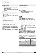 Preview for 6 page of Trotec TDP-DS Operating Manual