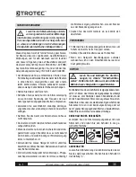 Preview for 2 page of Trotec TDS 20 Operating Manual