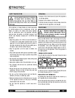 Preview for 4 page of Trotec TDS 20 Operating Manual