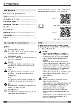 Preview for 2 page of Trotec TFC 13 E Operating Manual