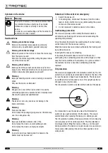 Preview for 4 page of Trotec TFC 13 E Operating Manual