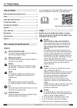 Preview for 2 page of Trotec TFC 220 E Operating Manual