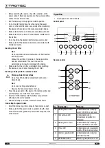 Предварительный просмотр 8 страницы Trotec TFC 25 E Operating Manual