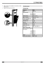 Предварительный просмотр 13 страницы Trotec TFC 25 E Operating Manual