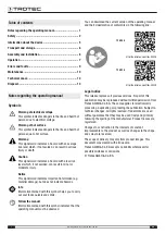 Preview for 2 page of Trotec TFH 20 E Operating Manual