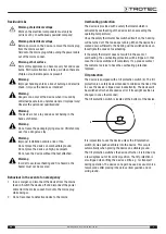 Preview for 5 page of Trotec TFH 20 E Operating Manual