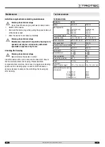 Preview for 11 page of Trotec TFH 20 E Operating Manual