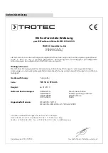 Preview for 18 page of Trotec TFV 10 S Operating Manual