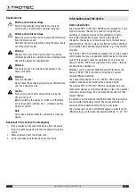 Preview for 4 page of Trotec TFV 20 Operating Manual