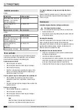 Preview for 10 page of Trotec TFV 20 Operating Manual