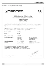 Preview for 11 page of Trotec TFV 900 Operating Manual