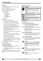 Preview for 4 page of Trotec TIH1100S Operating Manual