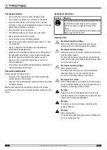 Preview for 4 page of Trotec TRH 20 E Operating Manual