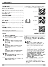 Preview for 2 page of Trotec TTK 165 ECO Original Instructions Manual