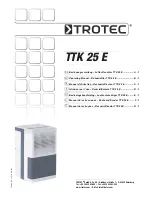 Trotec TTK 25 E Operating Manual preview