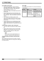 Предварительный просмотр 12 страницы Trotec TTK 28 E Operating Manual