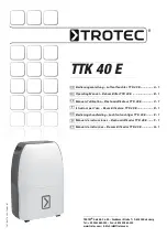 Предварительный просмотр 1 страницы Trotec TTK 40 E Operating Manual