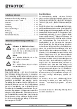 Preview for 2 page of Trotec TTK 40 E Operating Manual