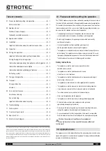 Preview for 8 page of Trotec TTK 400 Operating Manual