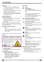 Preview for 4 page of Trotec TTK 655 S Original Instructions Manual