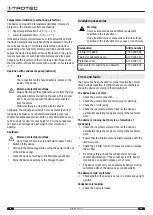 Предварительный просмотр 10 страницы Trotec TTK 655 S Original Instructions Manual