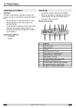 Preview for 6 page of Trotec TTK 68 E Bruksanvisning