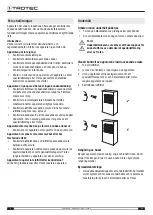 Preview for 10 page of Trotec TTK 68 E Bruksanvisning