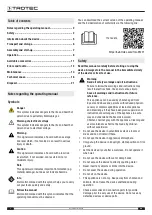 Предварительный просмотр 2 страницы Trotec TTK 70 HEPA Operating Manual