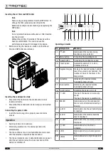 Предварительный просмотр 8 страницы Trotec TTK 70 HEPA Operating Manual