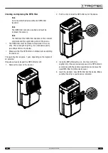 Предварительный просмотр 15 страницы Trotec TTK 70 HEPA Operating Manual