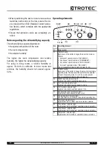 Предварительный просмотр 23 страницы Trotec TTK 70 S Operating Manual