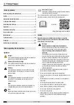 Preview for 2 page of Trotec TTK 900 MP Original Instructions Manual