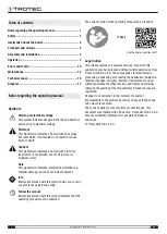 Preview for 2 page of Trotec TTK 95 E Operating Manual