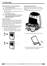 Предварительный просмотр 10 страницы Trotec TTP 1 E Operating Manual