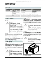 Предварительный просмотр 6 страницы Trotec TTR 200 Operating Manual