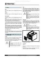 Предварительный просмотр 39 страницы Trotec TTR 200 Operating Manual