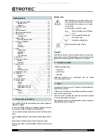 Предварительный просмотр 81 страницы Trotec TTR 200 Operating Manual