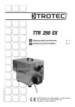 Trotec TTR 250 EX Operating Manual предпросмотр