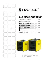 Trotec TTR 400 Operating Manual preview