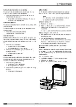 Preview for 9 page of Trotec TTR 50 E Operating Manual